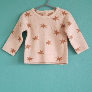 NWT {Rylee + Cru} Tan & Brown Starlight Sweater
